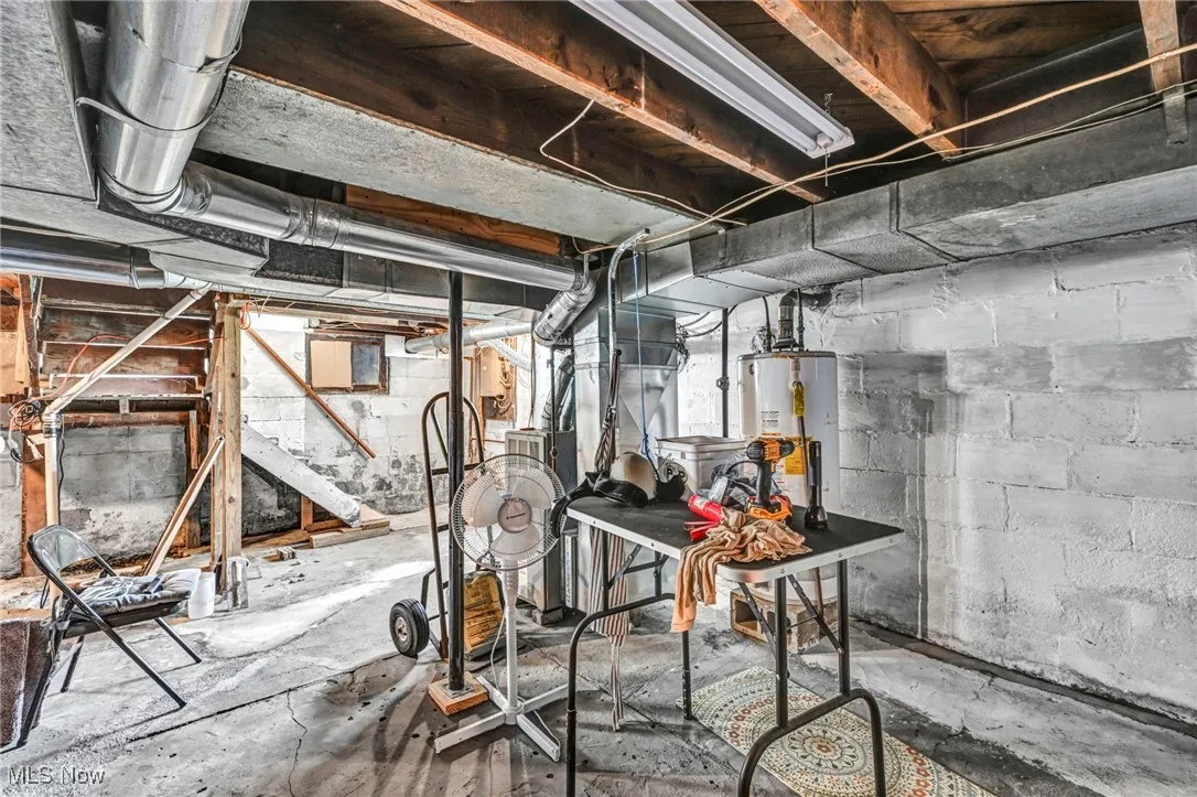 Unfinished basement