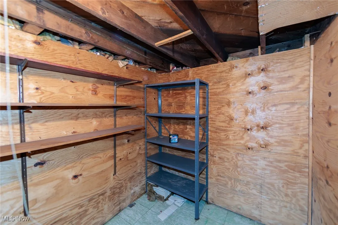 View of storage area