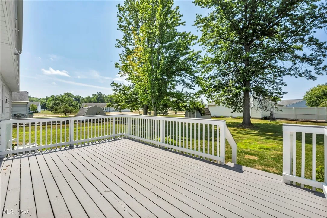 Deck with a yard