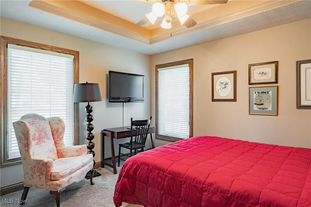 Bedroom #3 is 12x13 ...notice the trey ceiling