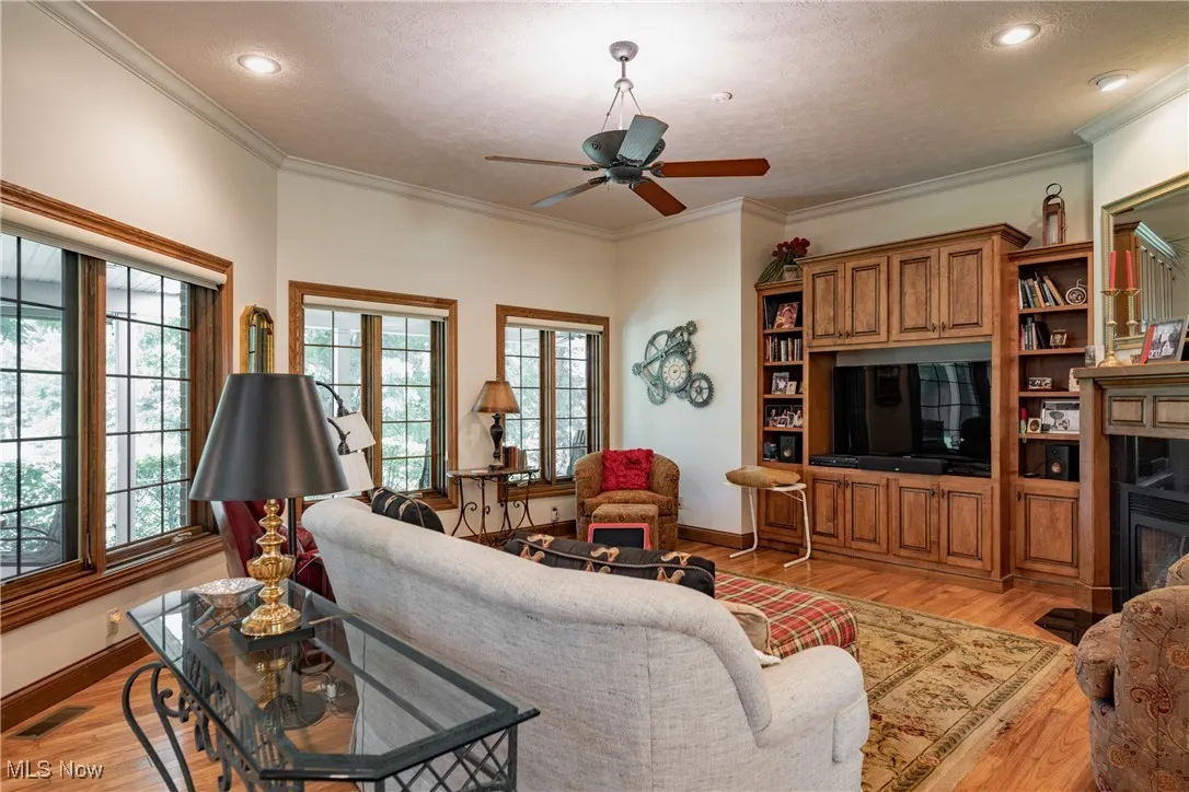Open concept design joins the Great room, Dining room and the kitchen