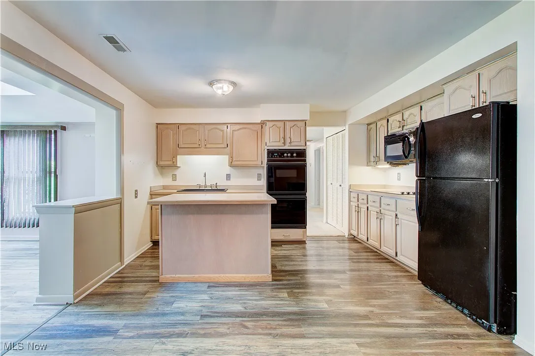 Kitchen with handy island.