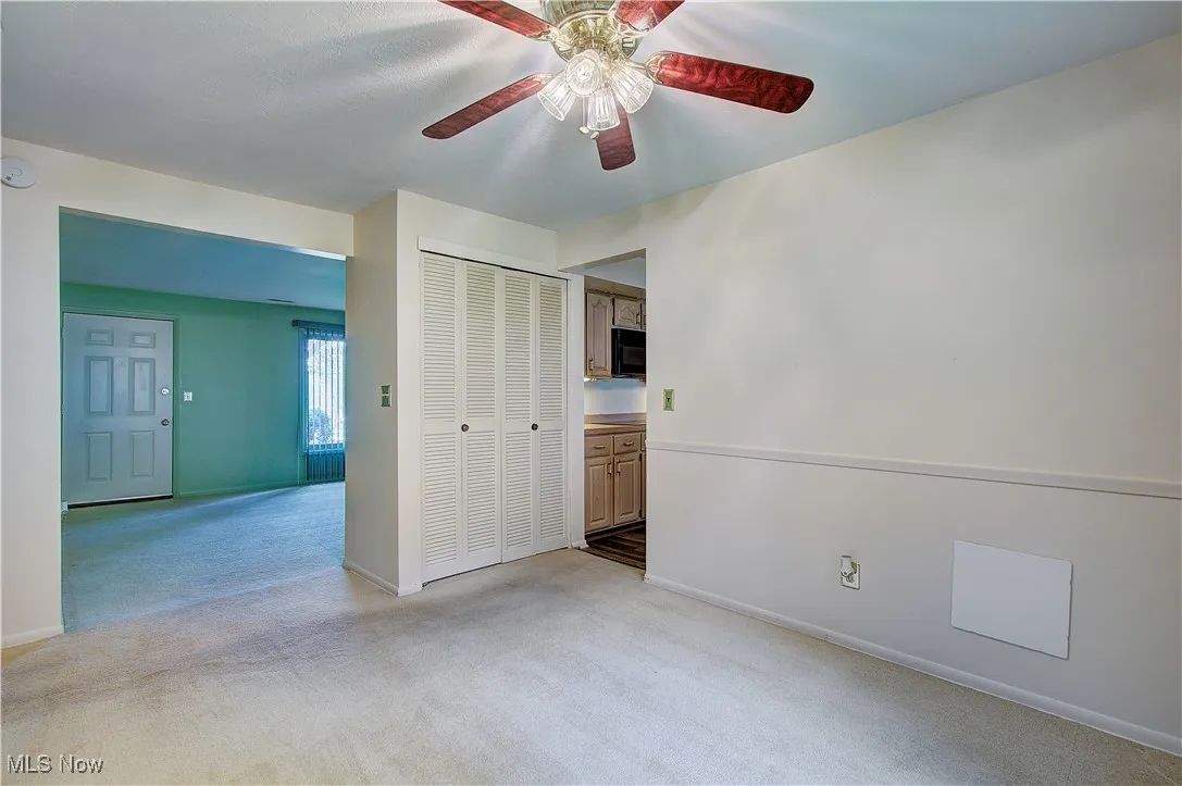 Dining room view 2. Closet space is always good.