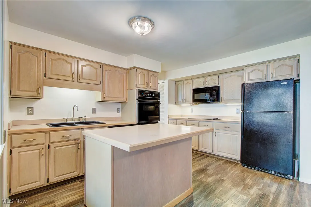 Loads of cabinets and counter space.