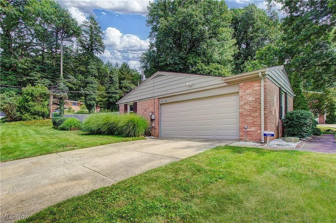 2 car attached garage.