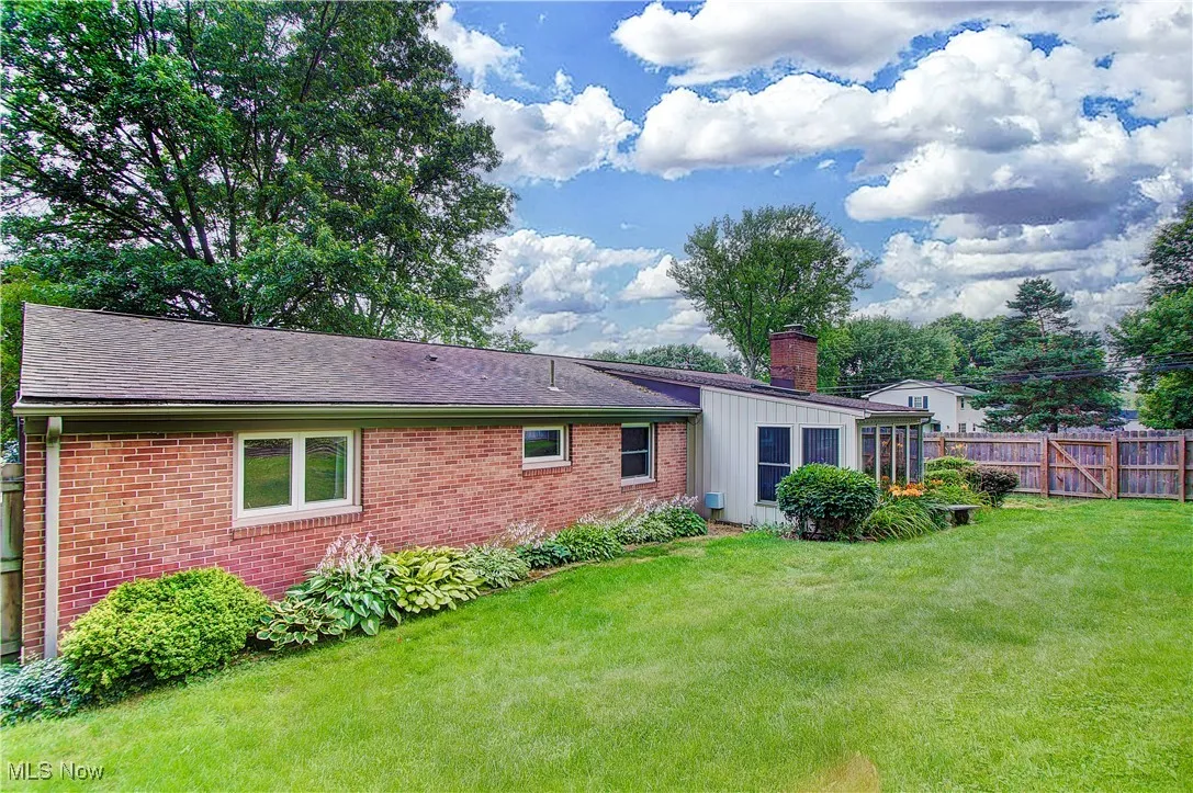 Pretty landscaping.