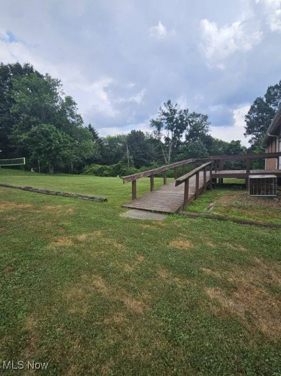 View of green lawn