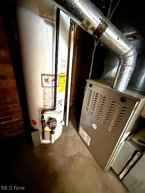 Utilities with water heater and heating unit