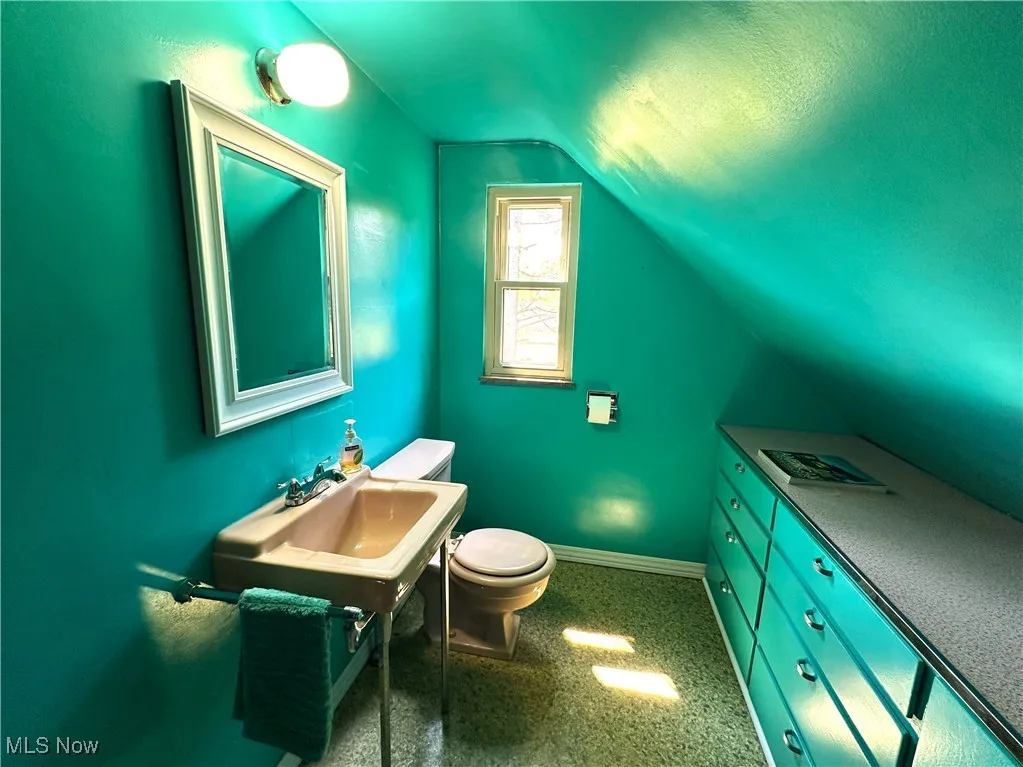 Second floor half bathroom