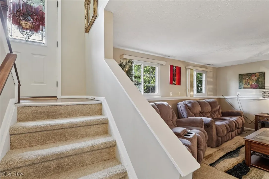 stairs leading to lower level