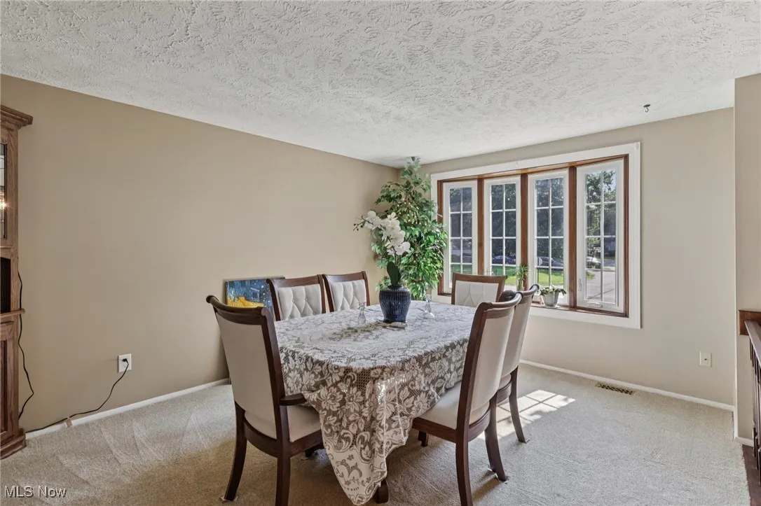 Formal dining or formal living room with a nice bay window