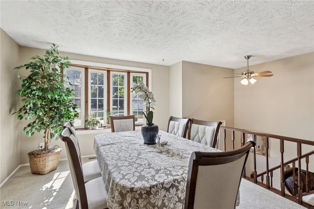 Formal dining or formal living room with a nice bay window