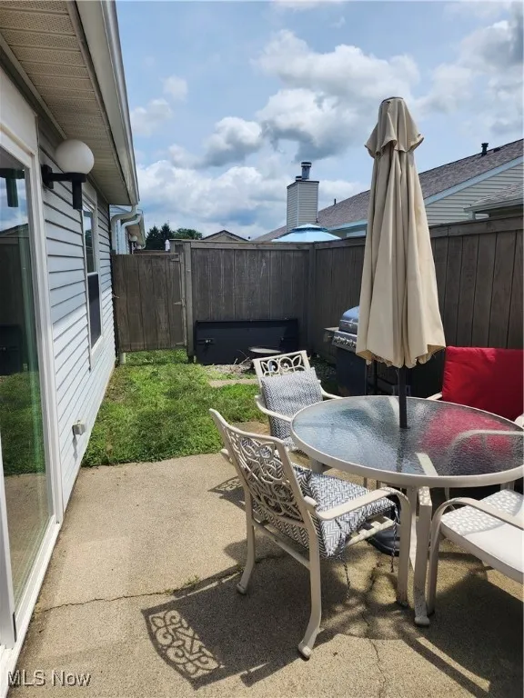 View of patio / terrace featuring outdoor dining area