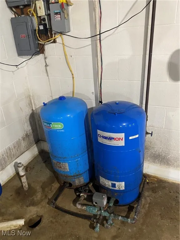 Utility room featuring electric panel