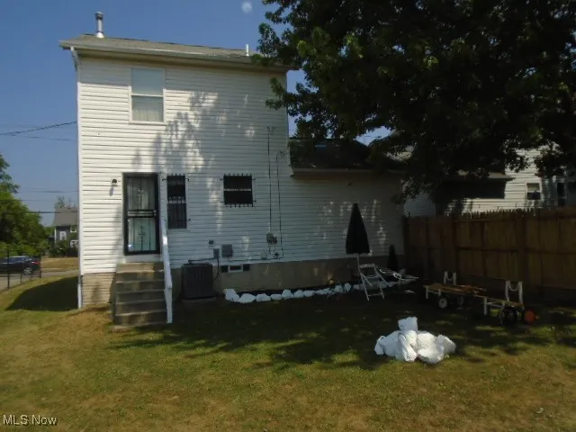 Back of property