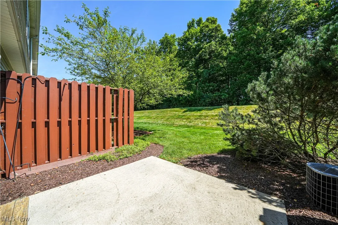 Private Back Patio with Serene Wooded View