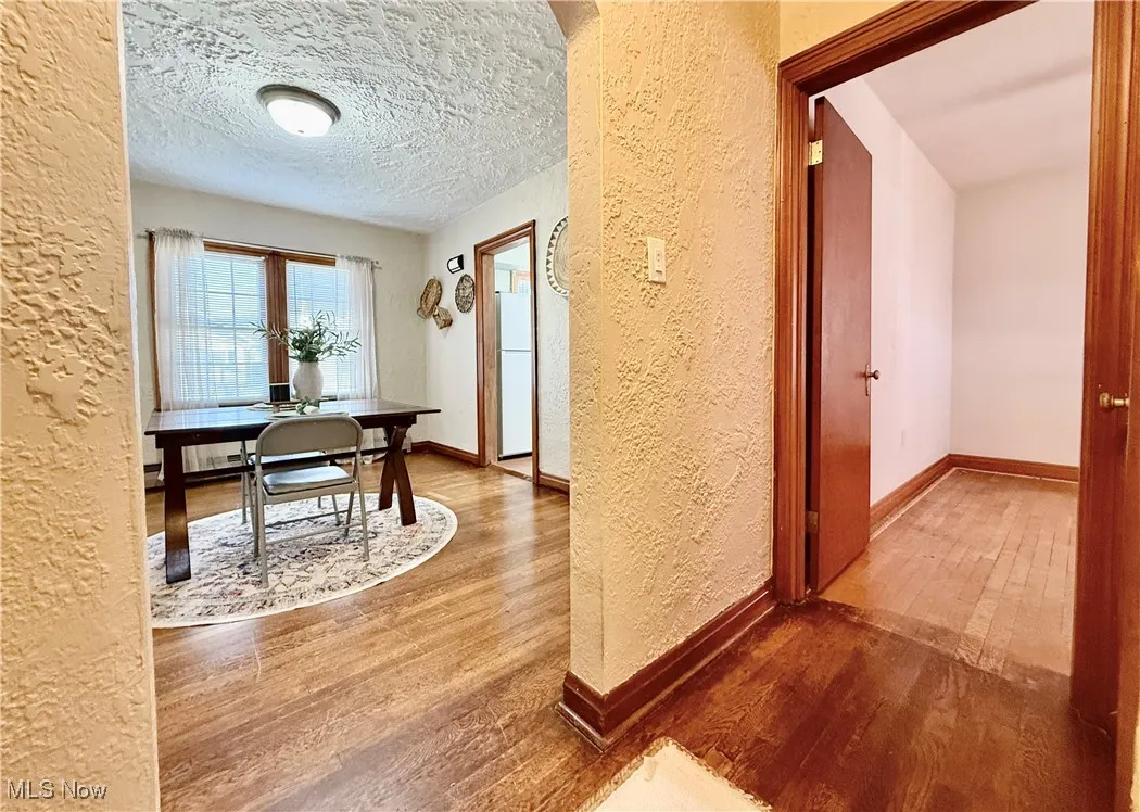 Hallway looking into Dining Room and Bedroom