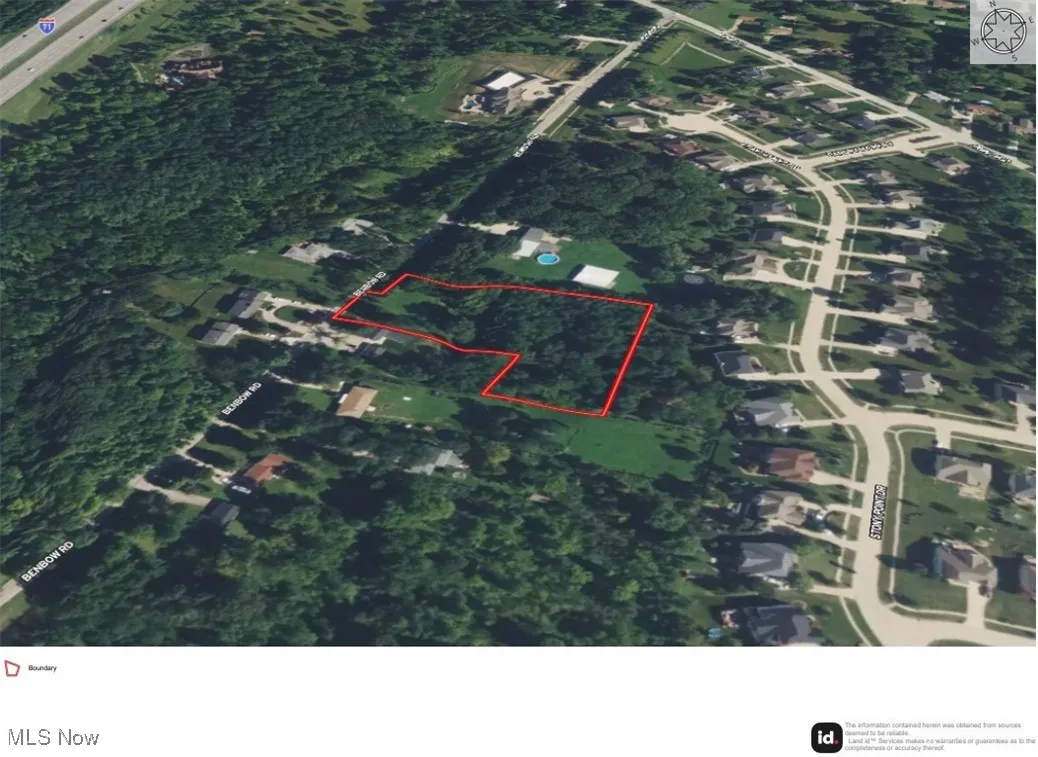 Map / location with property boundaries highlighted