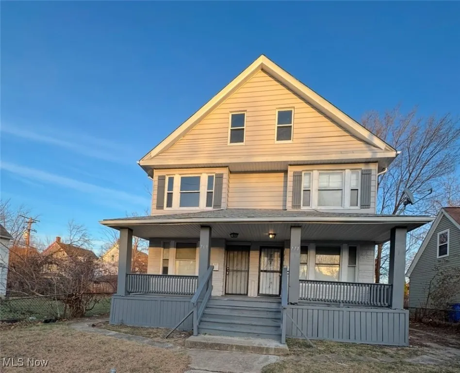 View of front of house with a porch