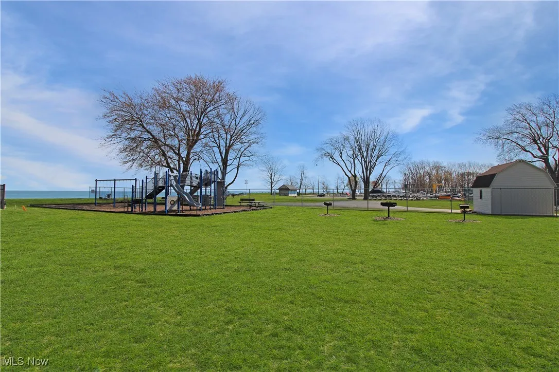 View of green lawn