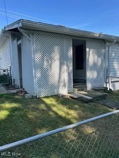 Rear patio