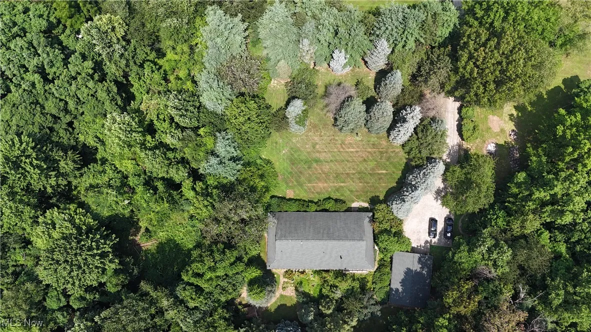 Aerial view of property and surrounding area