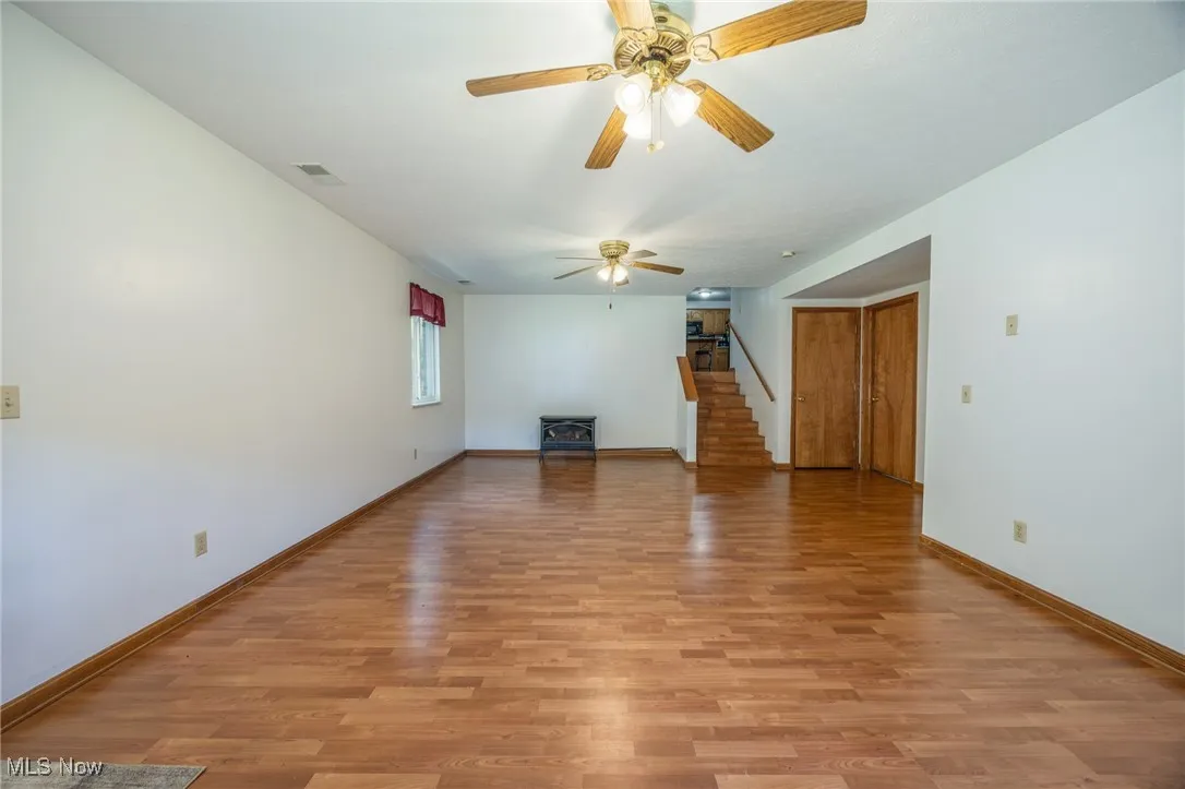 Lower level living area