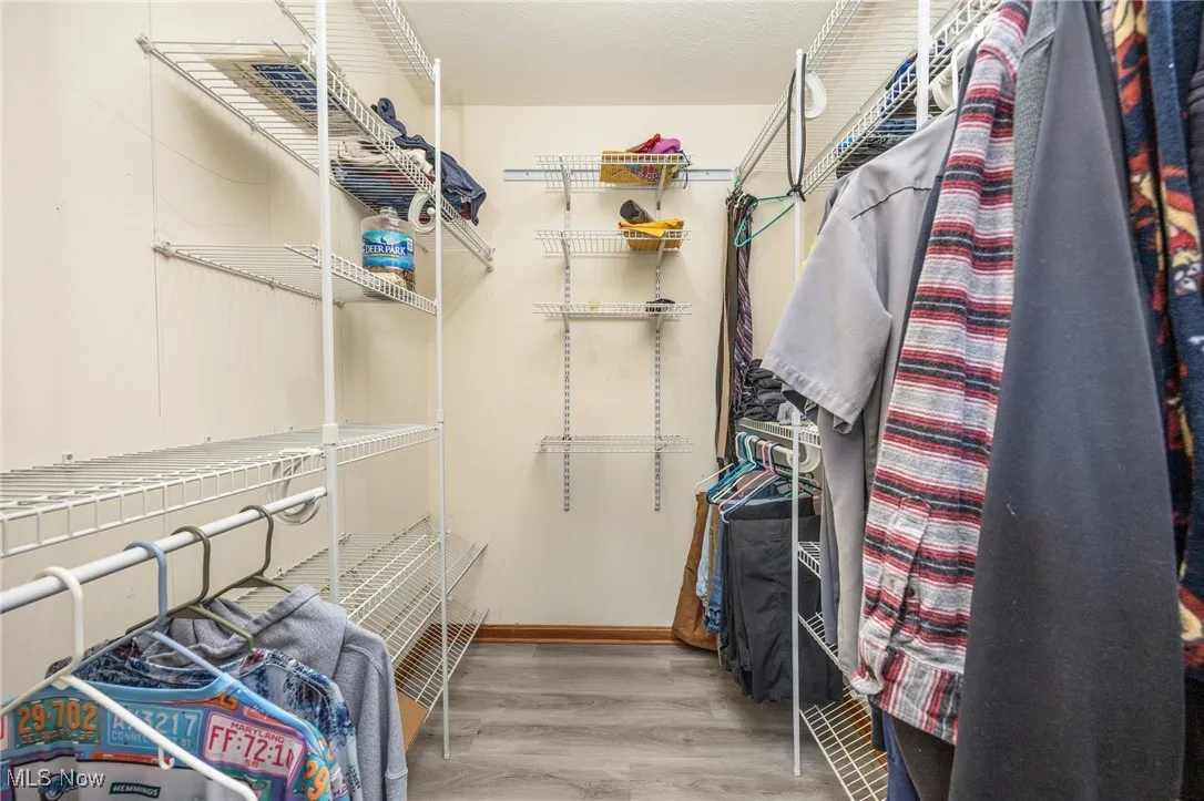 Primary walk in closet