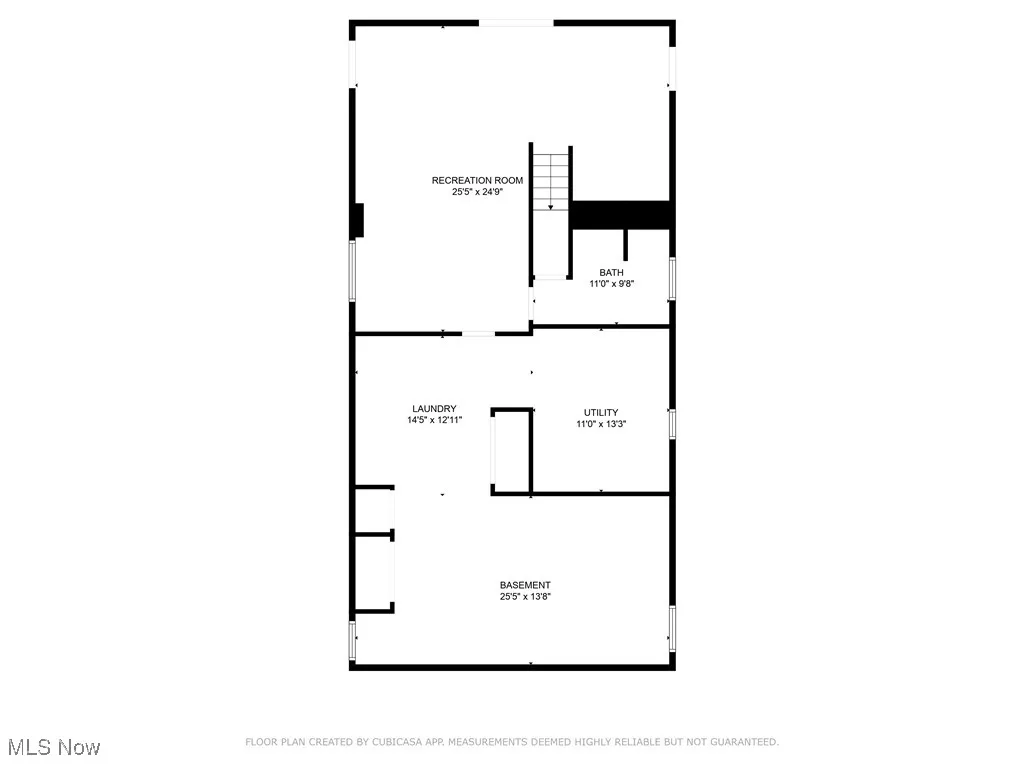 View of room layout - Lower Level with walk out basement