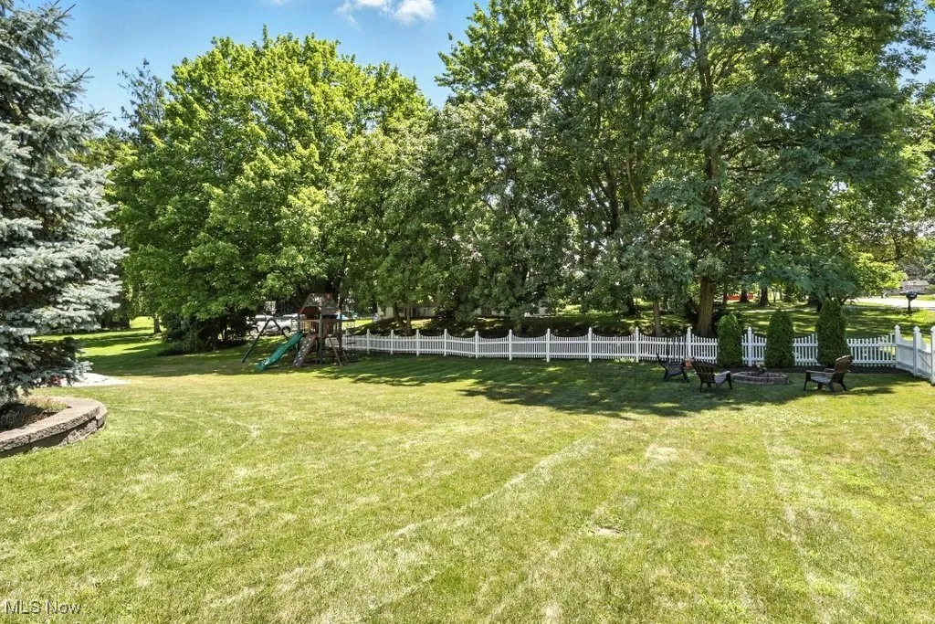 View of yard with a playground