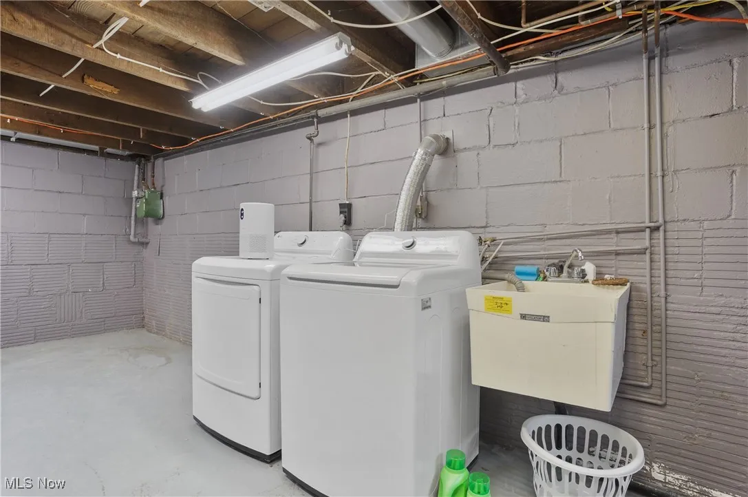 Laundry room featuring separate washer and dryer (excluded)