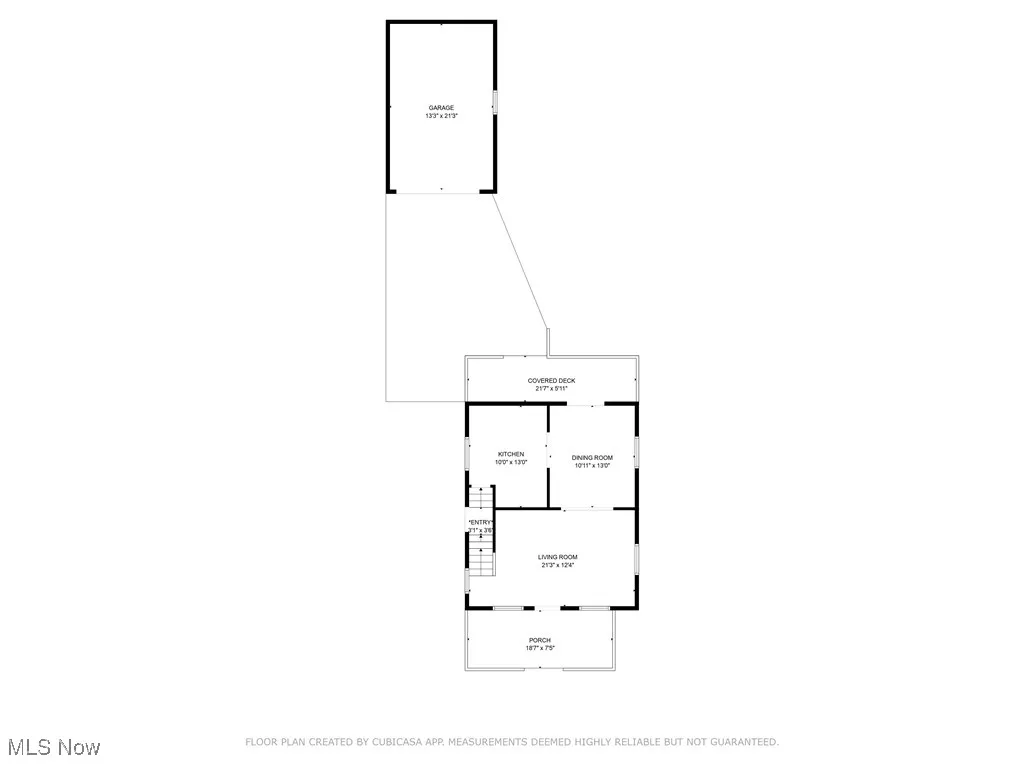 1st Floor View of home floor plan
