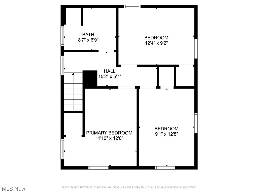 2nd Floor View of home floor plan