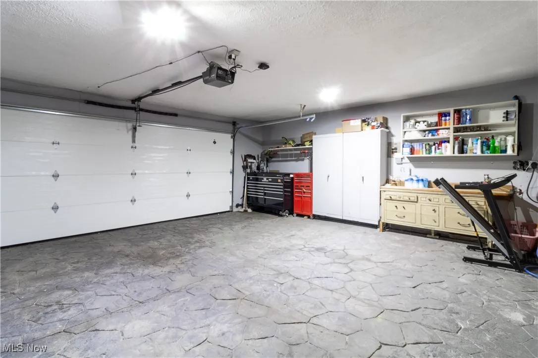 2 car attached garage