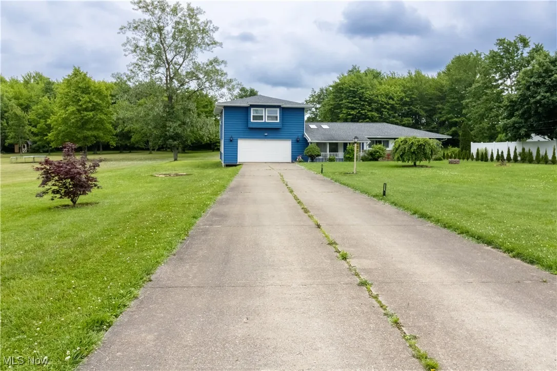 Long driveway - front of the property