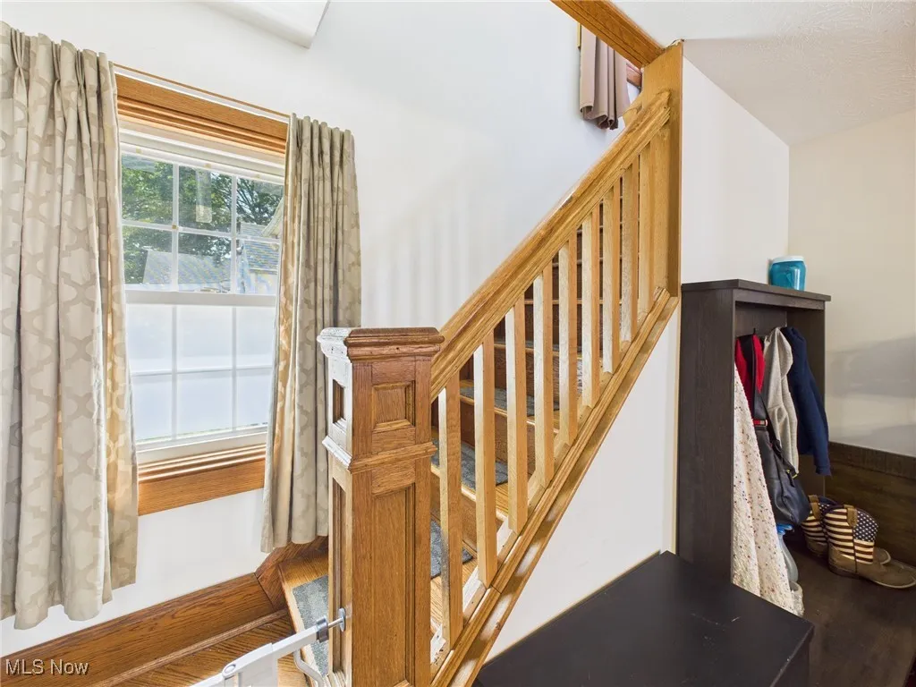 Original woodwork on staircase