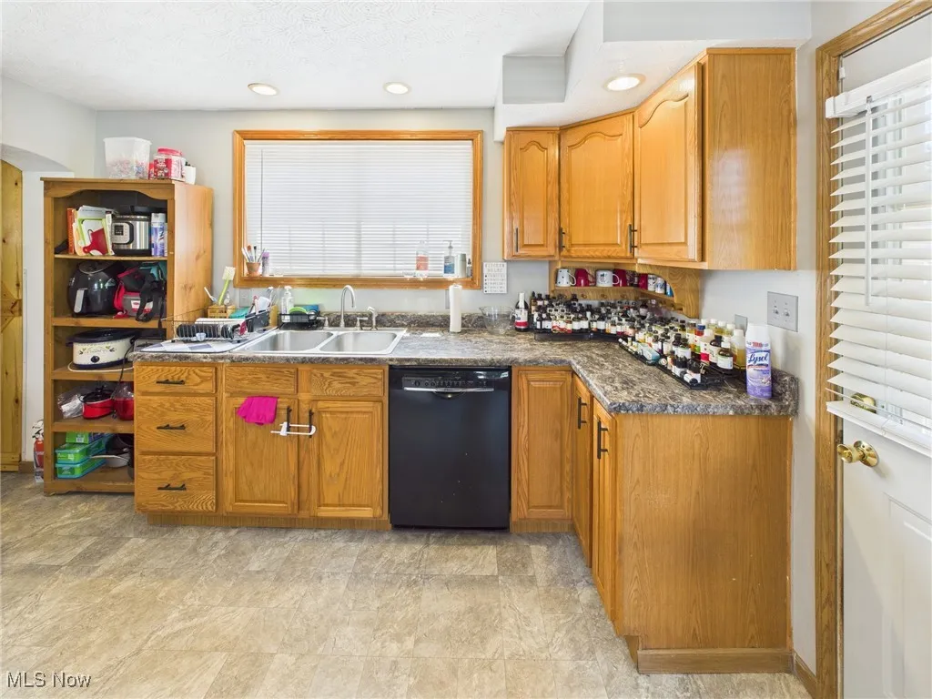 Abundant natural light in this kitchen