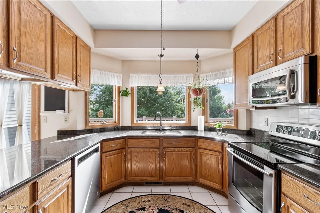 Kitchen with Stainless steel appliances