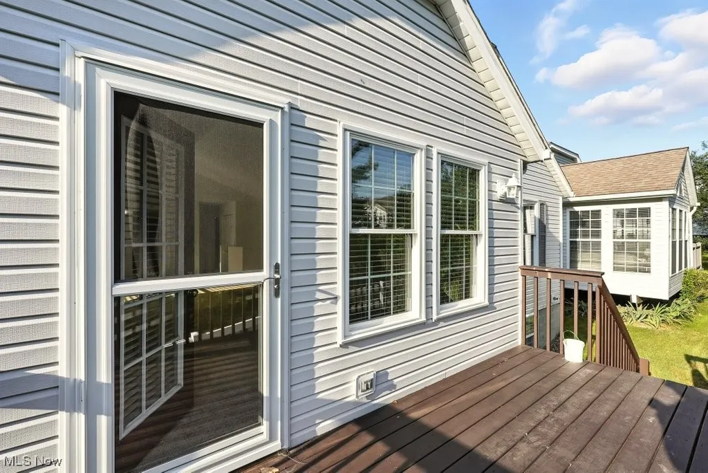 View of deck