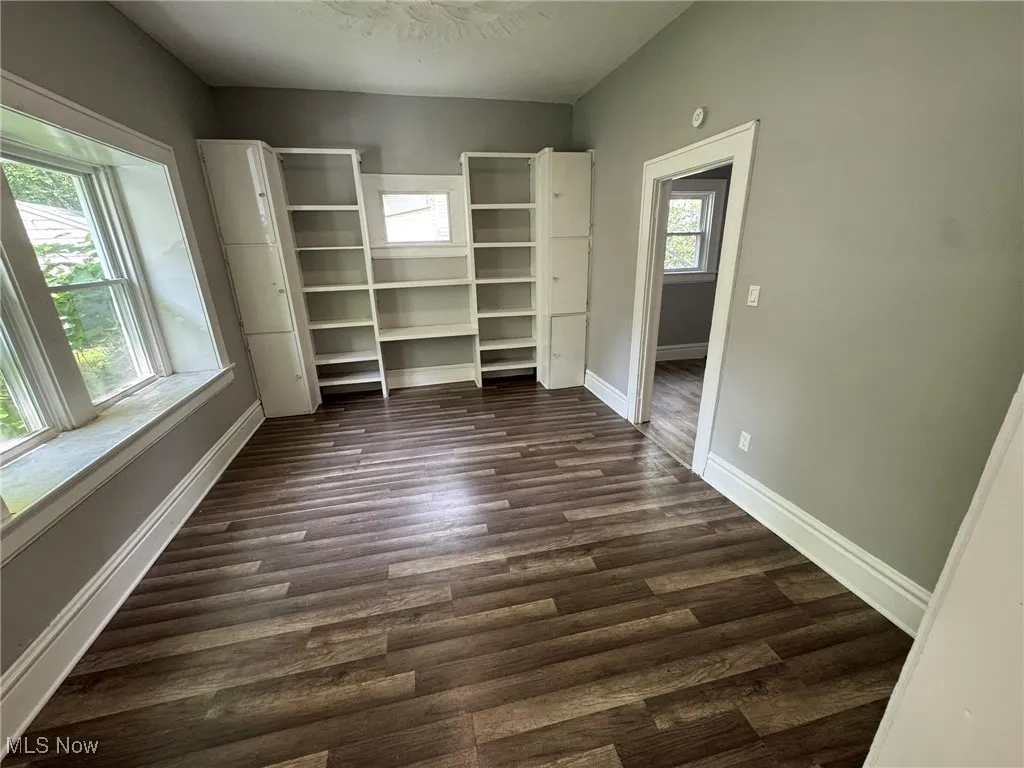 Formal dining room featuring built-in storage