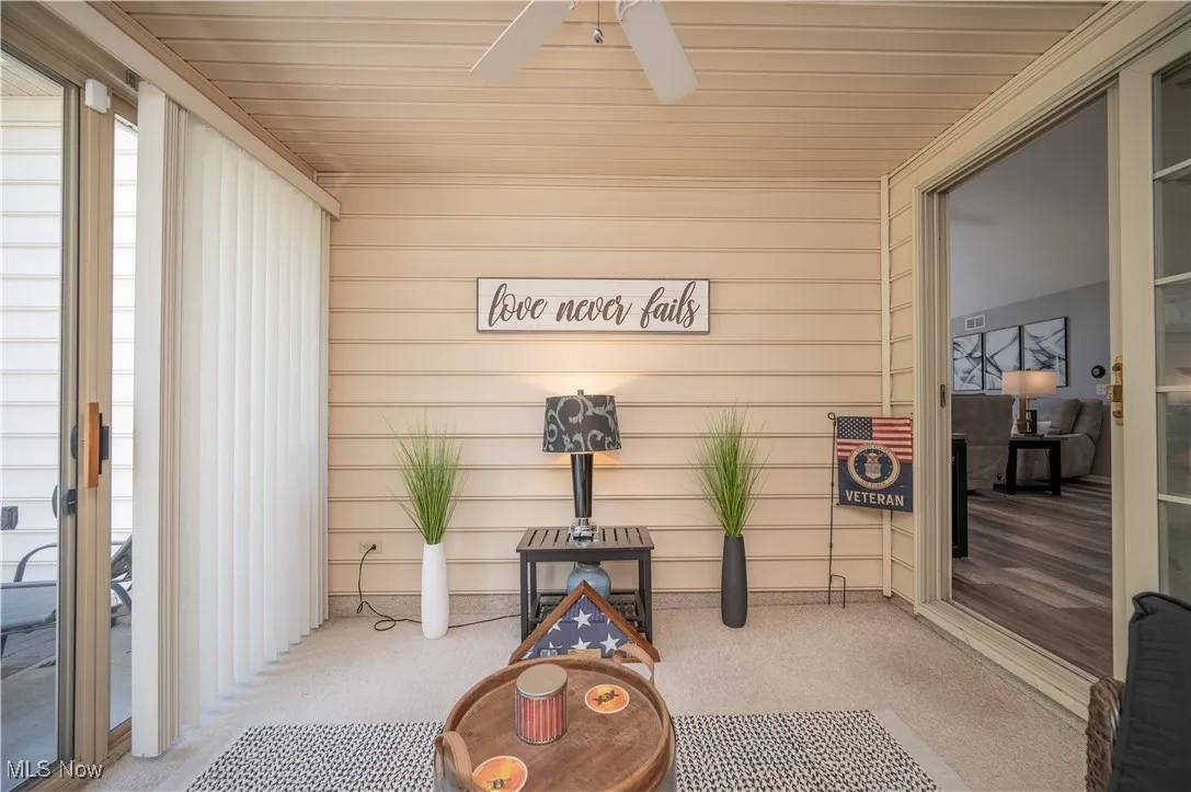 Another look at the sunroom.