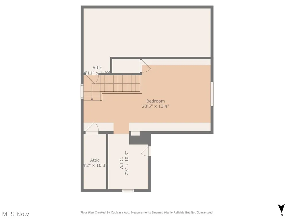 View of room layout