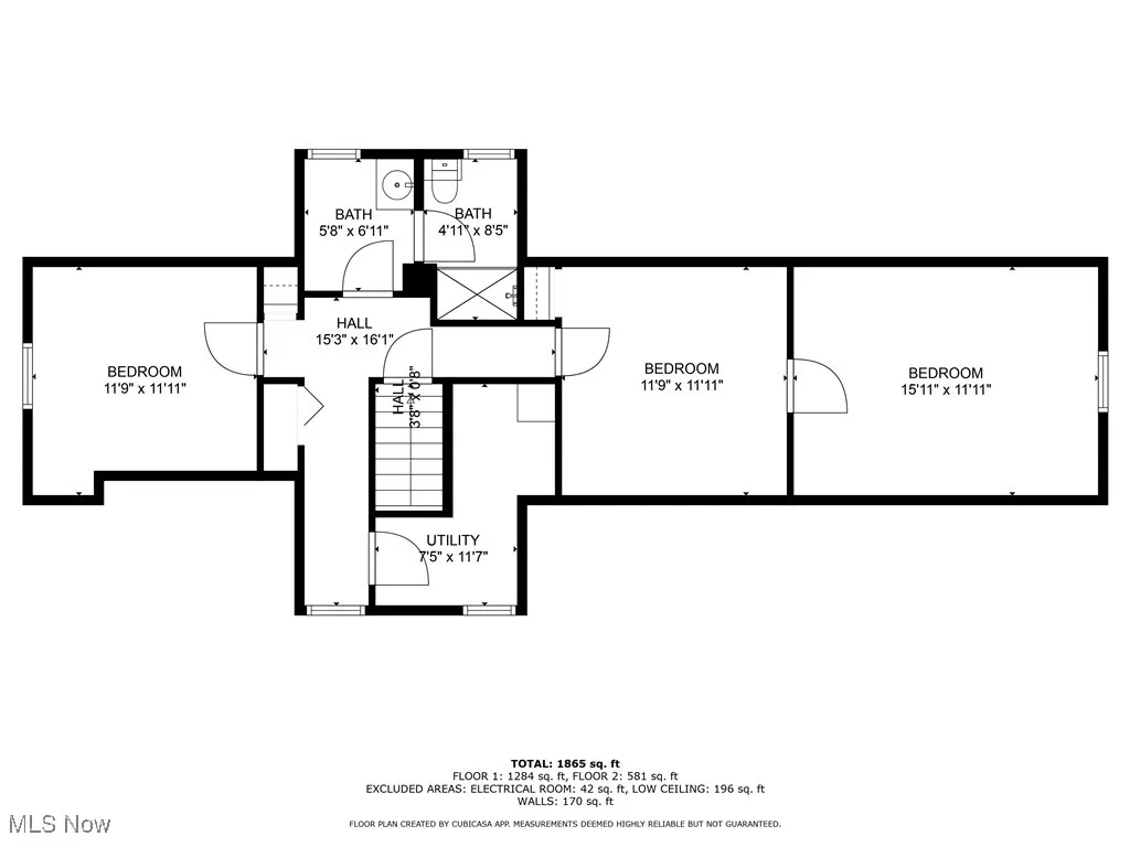 View of floor plan / room layout