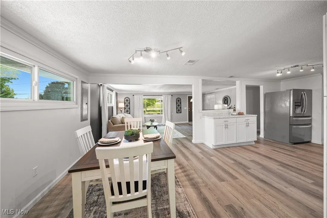 view of kitchen to living room