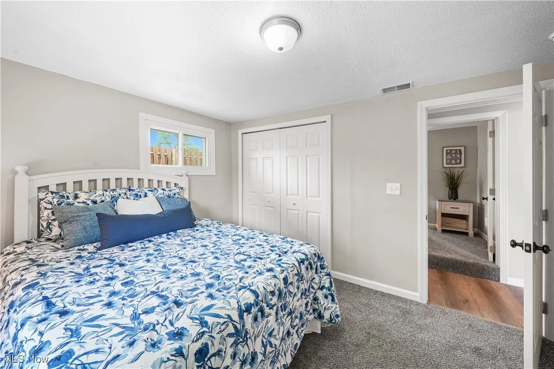 bedroom two with new carpet.