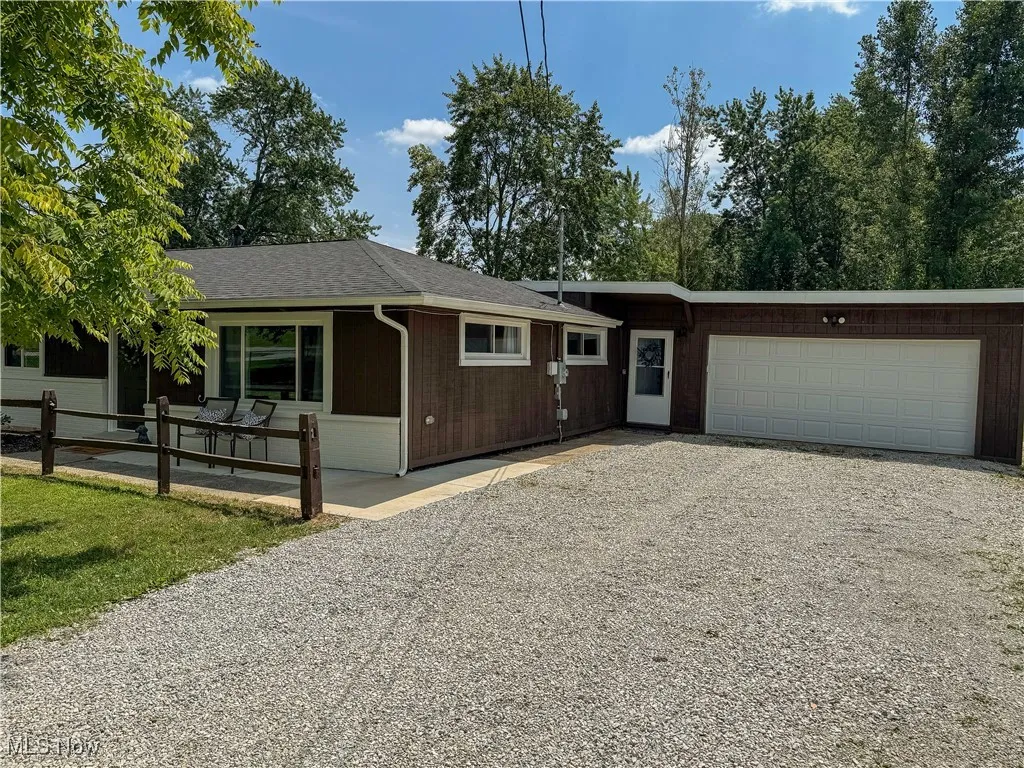 front walk way and attached 2 car garage