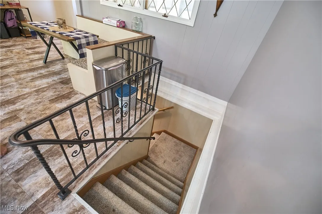 View of stairs