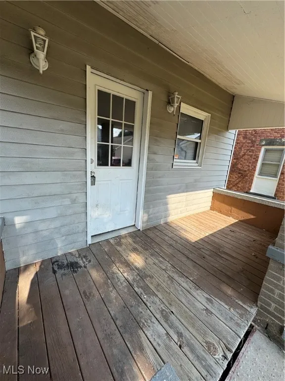 View of deck