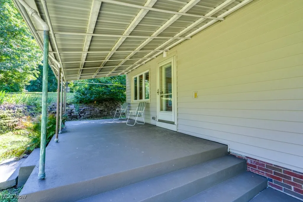 View of patio