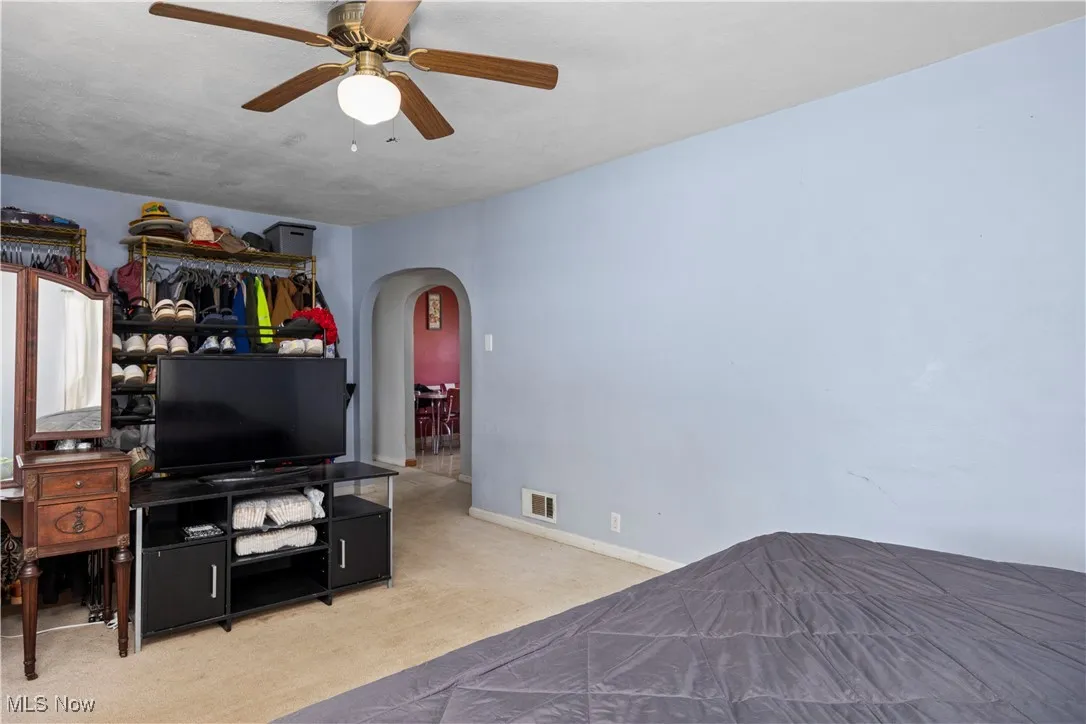 Living Room being used as a bedroom